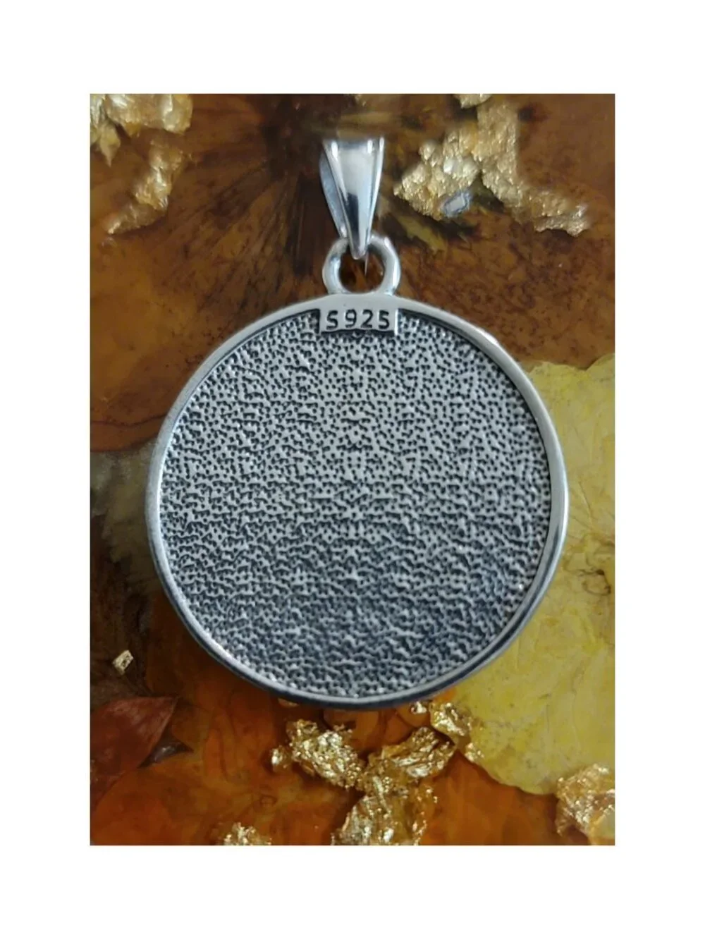 925 Sterling Silver St. Christopher Medal Necklace Stainless Steel Chain